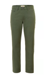 Blue Mountain FMB-1504 Relaxed Fit Mid-Rise 5-Pocket Canvas Pants, Thyme, S42X32