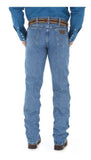 Wrangler 47MWZSW Men's Regular Fit Mid-Rise Premium Performance Cowboy Cut Jeans Soft Wash 40x34 Stonewash