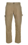Blue Mountain FMB-1502 Relaxed Fit Mid-Rise Utility Canvas Pants, Khaki, S42X30