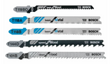 Bosch T500 T-Shank Jig Saw Blade Set, for Wood and Metal, 5 pc.