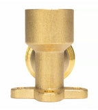 ProBite LF813DR Drop Ear 90° Elbow Fitting 0.5" Push-Connect x FNPT Female Brass