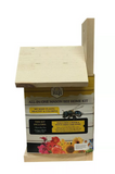 Harvest Lane Honey MASONTLR-101 Natural Wood Color Mason Bee Home