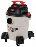Porter-Cable PCX18404P-6A Wet/Dry Vacuum w/ Nozzle, Hose, Filter & Extension Wand