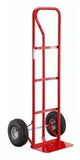 JobSmart Red Steel Construction 600 lb. Capacity 2 Pneumatic Wheels Hand Truck