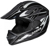 Raider 2121915 RX1 Adult MX Full Face Helmet Large Polyester Liner Black