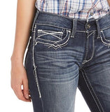 Ariat 10017510 Women's Slim Fit REAL Entwined Bootcut Jeans, Marine, Size 29 Long