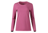 Blue Mountain Raspberry Coulis Heather Women's Long-Sleeve T-Shirt, Medium