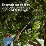 Greenworks PRO 10 in. 60V Battery Cordless Pole Saw with 2.0 Ah Battery and Charger