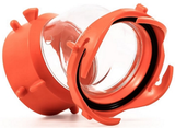 Camco 39849 RhinoFlex 45 Degree Swivel Fitting Clear Resin Orange