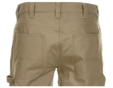 Blue Mountain FMB-1502 Relaxed Fit Mid-Rise Utility Canvas Pants, Khaki, S42X30