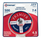 Crosman 7-P577 Pointed .177 Caliber Pellets 500 ct.