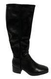 Torgeis FEI1105 Women's Abby Block Heel Knee High Boots Size US 7, Black