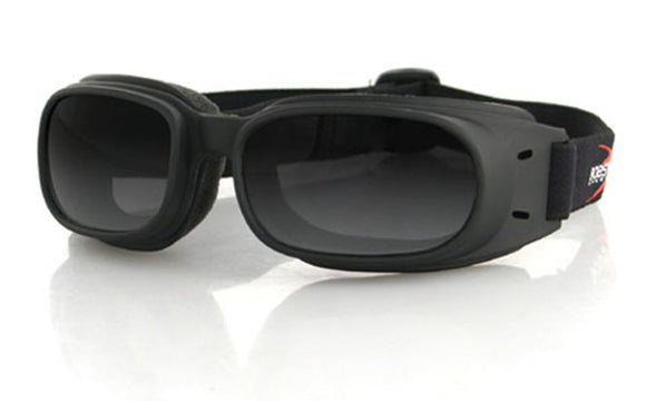 Balboa BPIS01 Piston Black Frame Goggle - Smoked Lens