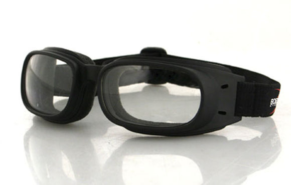 Balboa BPIS01C Piston Black Frame Goggle - Clear Lens