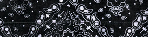 Balboa DC101 100% Cotton Cooldanna - Paisley Black