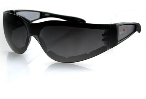 Balboa ESH201 Black Frame Shield II Sunglass - Smoked Lens