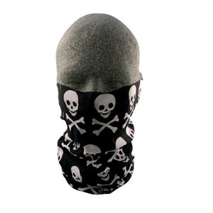 Balboa T113 100% Polyester Motley Tube - Crossbones Design