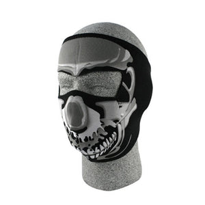 Balboa WNFM023 Neoprene Face Mask - Chrome Skull