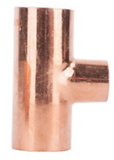 LDR Industries FSW RT-343412 3/4 in.x3/4 in.x1/2 in. Sweat Reducing Tee Copper