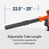 Husqvarna 952711902 125BVx Gas Leaf Blower, 28-cc 1.1-HP 2-Cycle Handheld Leaf Blower Vacuum Kit with Mulcher and Vac Bag, 470-CFM, 170-MPH