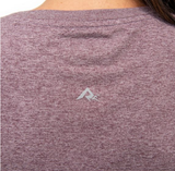 Ridgecut FLK21-4041 PK Women's Long Sleeve Wicking T-Shirt- Mauve Wine, XL