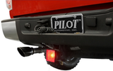 RECEIVER TUBE COVER, 2" SQ. BRAKE LIGHT W/4-FLAT PLUG UNBRANDED