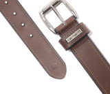 Carhartt A000556120109 Men's Leather Roller Belt, Brown, Size 44