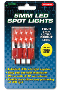 Street FX 1044402 Epod-Spot-4 Led-Try Me BC - Red