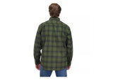 Ridgecut FMW23-10731 Green Plaid Men's Long-Sleeve Heavy Flannel Shirt, Medium