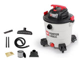 Porter-Cable Wet/Dry Vacuum w/ Nozzle, Hose, Filter, Brush, Extension Wand