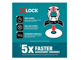 Makita X-LOCK 4?1/2 in. 60 Grit Type 29 Angled Grinding and Polishing Flap Disc