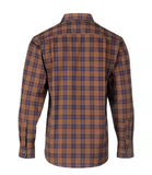 Blue Mountain FMW23-11031 Men's Long Sleeve Oxford Shirt/Brown Plaid/XL