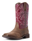 Ariat 10031593 Women's Delilah Western Boots Color: Java/Burgundy Size: 7.5B