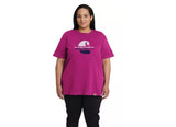 Carhartt 105738-P40 Women's Magenta Agate Heather Graphic T-Shirt, Medium