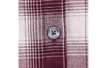 Ridgecut FLW23-90732 Wine Plaid Women's Long Sleeve Flex Flannel Shirt, 2X