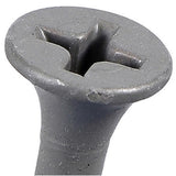 Hillman 48386 Exterior Wood Screw #10 x 2-1/2 inch 1 lb. Gray