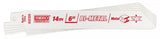 Mibro 812770 6 in. x 14 TPI Bi-Metal Reciprocating Saw Blade, 5-Pack