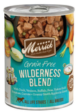 Merrick Grain Free Wilderness Blend All Life Stages Wet Dog Food, 12.7 oz. 1 Can