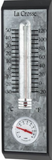 La Crosse 204-1526-TBP Metal Thermometer and Hygrometer