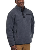 Ridgecut FMIN23-2265 Men's Quarter Snap Sherpa Fleece Pullover/Magnet/Large