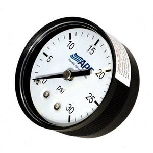 APC APCPG3024B 0.25" Tap 2" Face Back Mount Pressure Gauge