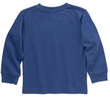 Carhartt CA6460-N169-BD Boys' Long-Sleeve Tool Pocket T-Shirt, Galaxy Blue, 4T