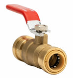 ProBite LF912R Full Port Ball Valve Lead-Free Brass 0.5 in. Push-to-Connect End
