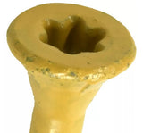 Deck Plus 48415 Exterior Tan Ceramic, Wood Screws, Self-Drilling, (#10 x 2.5"), 1 lb