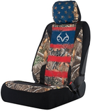 Realtree C000126590199 Americana Seat Cover Water and Abrasion Resistant Brown