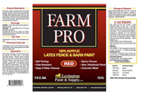 Lexington 411 - 5 gal. Farm Pro Red Latex Paint