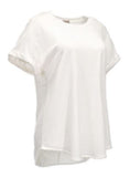 Como Vintage CS9578TSC8 Women's Short-Sleeve T-Shirt, Cloud Dancer, Large