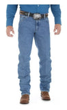 Wrangler 47MWZSW Men's Regular Fit Mid-Rise Premium Performance Cowboy Cut Jeans Soft Wash 40x32 Stonewash