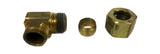 Big A Service Line 3-16942 316942 Hydraulic 1/4 x 1/8 Brass Fitting 90 Degree