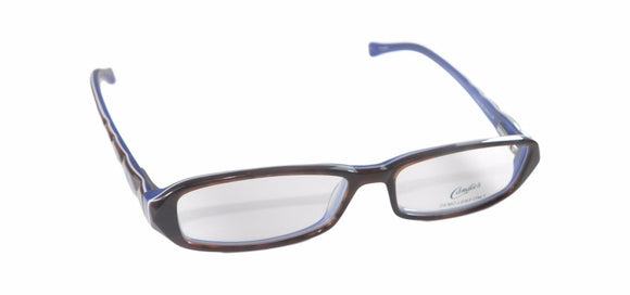 Candie's Women C Abigail Brown/Blue Eyeglass Frame w/ Case 50-15-135